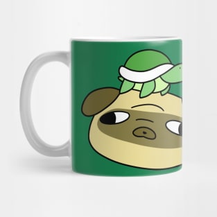 Pug Face and Little Turtle Mug